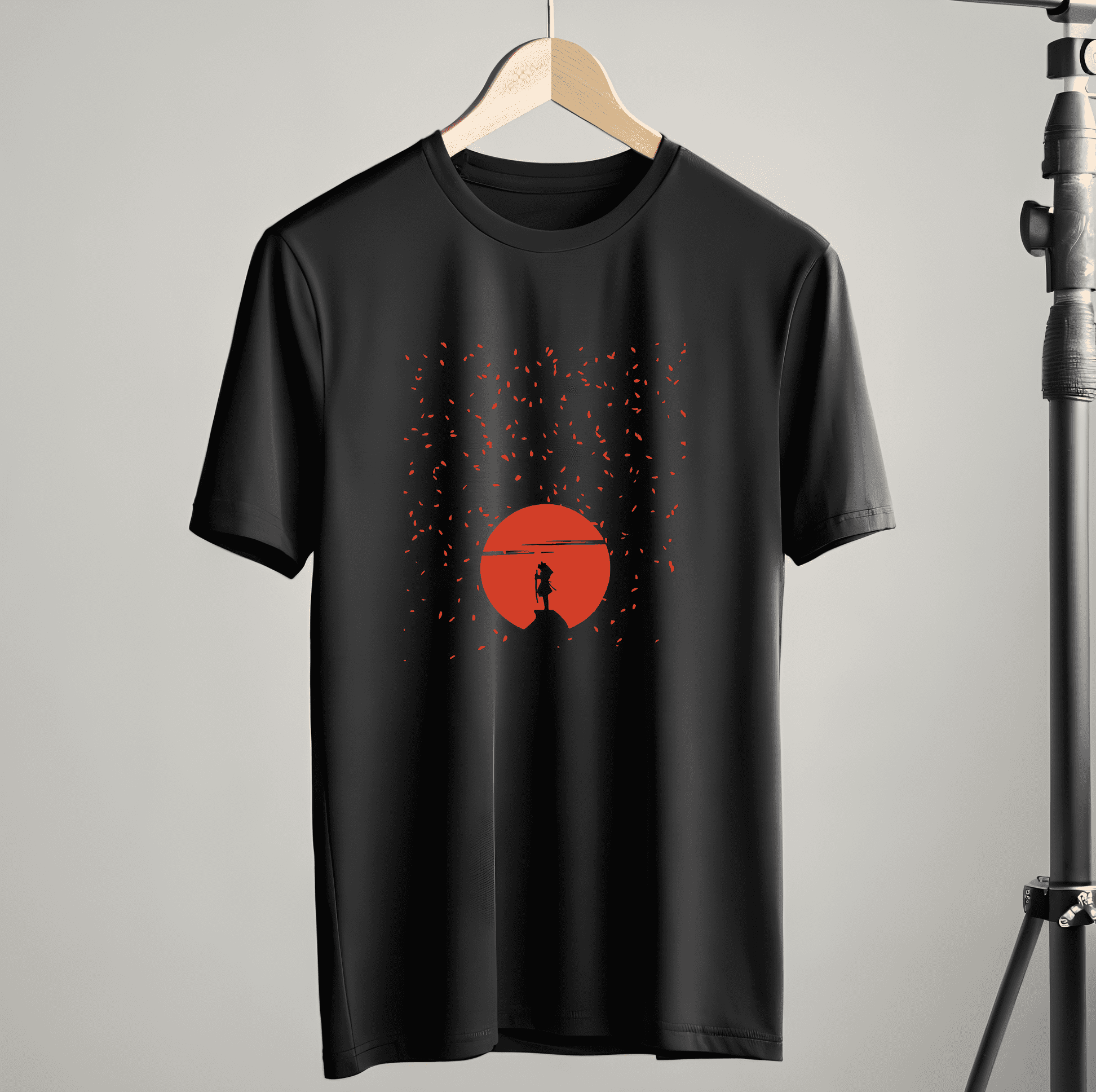 "Crimson Petal Warrior" T-shirt